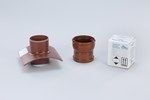 HS-Waste water assembly kit SN 12 for main pipes DN/OD 200-2400, connection DN/OD 160, SDR 34, brown color